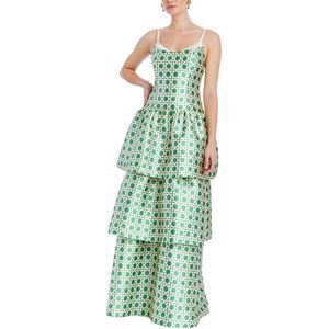 Mestiza New York Womens  Ellison Convertible Gown, Green